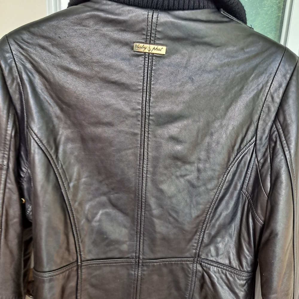 Vintage Y2K Genuine Leather Baby Phat jacket